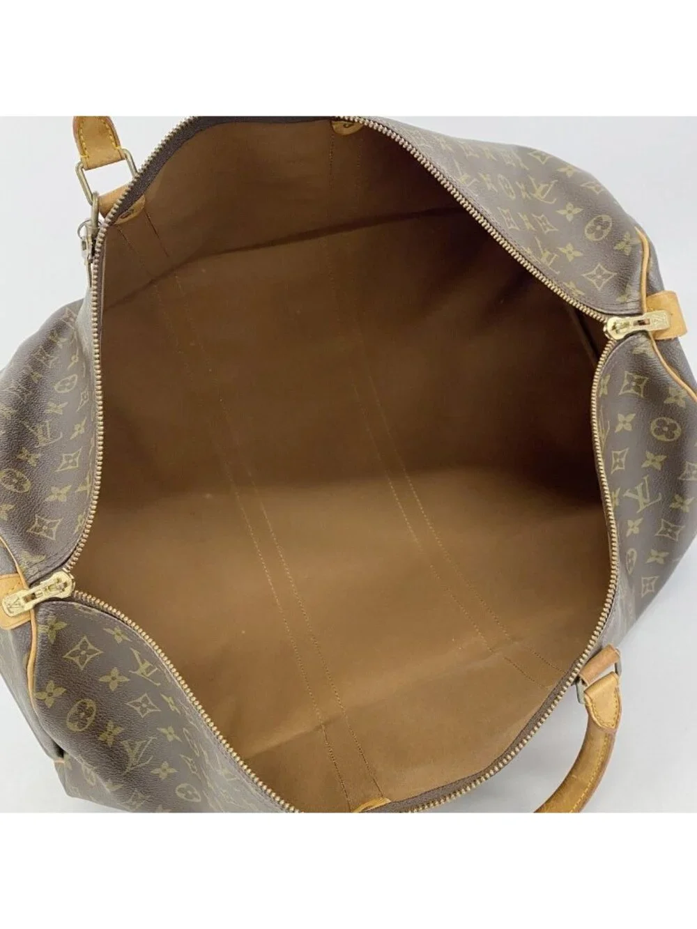 Louis Vuitton Boston Bag Monogram Keepall 60 Brown
